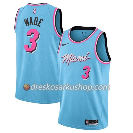 Muški NBA Dres Miami Heat Dwyane Wade 3 Nike 2019-20 City Edition Swingman